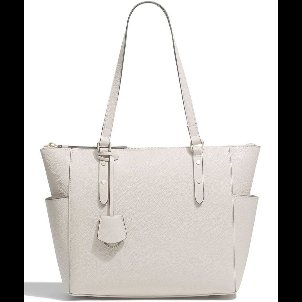 Radley London Silk St LG ZipTop SHLDR Bag. New With Minor Defects. Color:Chalk.